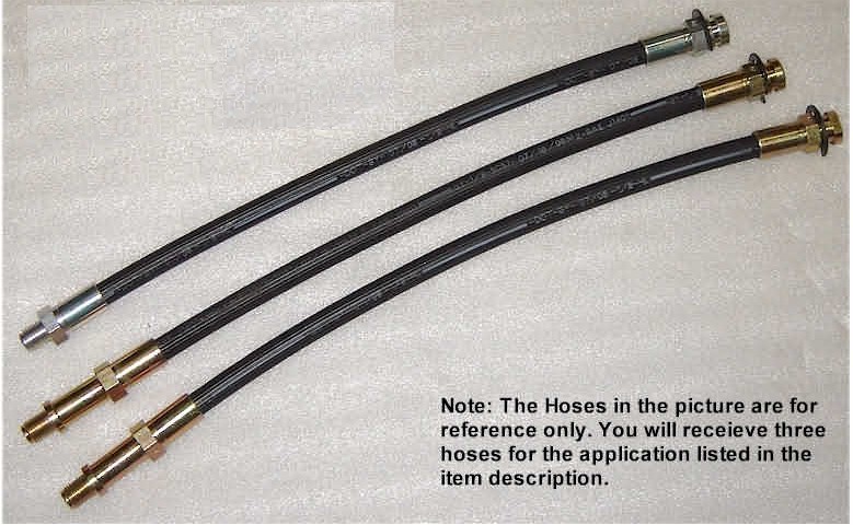 BRAKE HOSE SET Ford Galaxie 1962 1963 1964  