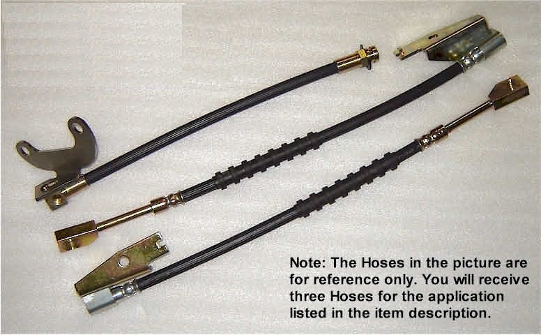 BRAKE HOSE SET Ford LTD 1971 1972   Disc  