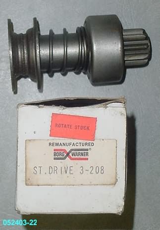 Starter Drive Corvair 1960 1961 1962